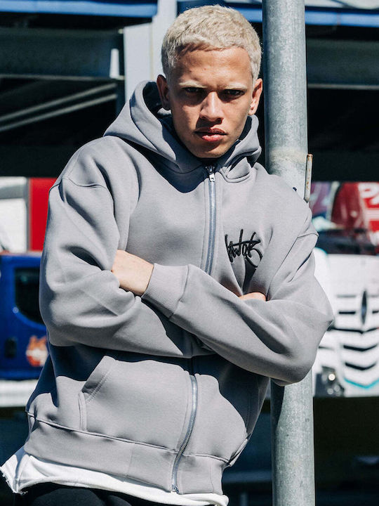 Hooded Cardigan Ice