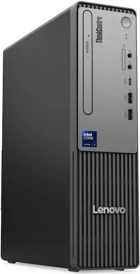 Lenovo Neo 50s SFF Настолен компютър (Ultra 5-225/64GB DDR5/2TB SSD/W10 Pro)