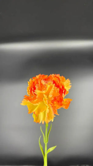 Künstliche Orange Gewürznelke Blume 52cm