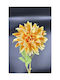 Künstliche Blume Dekorative Gelbe Orange Dahlie