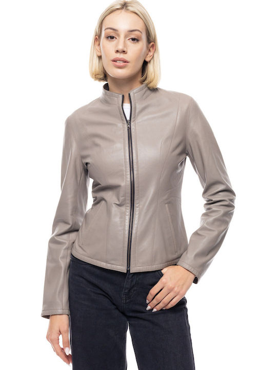 Code Leather Women's Biker Jacket Vison