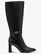 Damenstiefel mit Hohem Absatz Schwarz