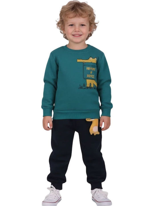 Joyce Crocodile Kinder Sweatpants Set Grün Joyce Crocodile Kinder Sweatpants Set Grün