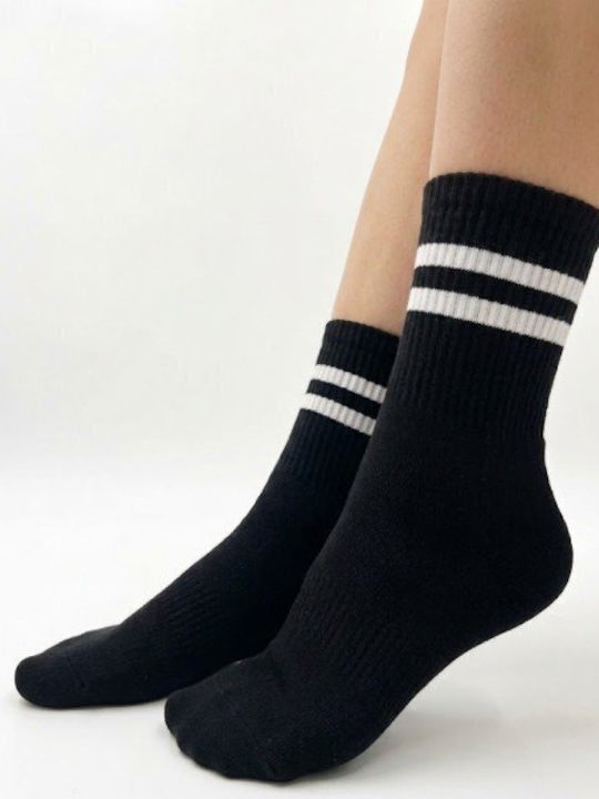 Soccus Șosete Cu Modele Negru