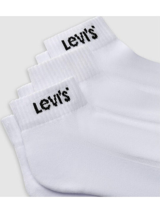 Levi's Cut Мъжки Чорапи Бели 2Pack