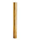 Hollow Patina Candle 15x140cm Gold Without Base