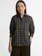 Long Sleeve Women's Shirt Sage Checked