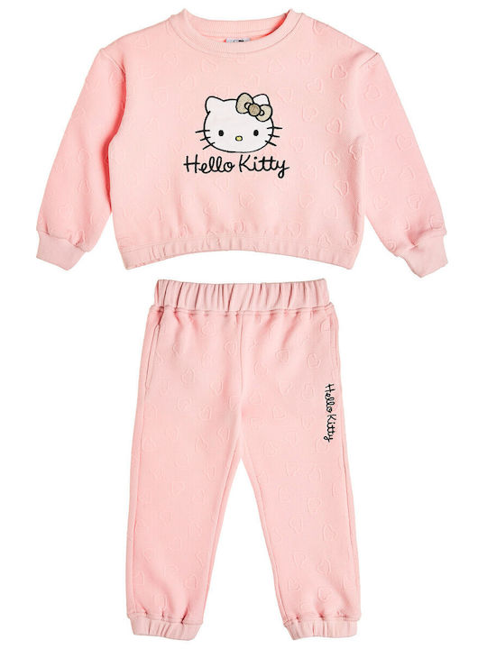 Kids Set With Pants Winter 2 Pieces Pink