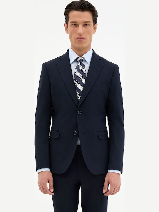Aristoteli Bitsiani Herrenanzugsjacke Blau