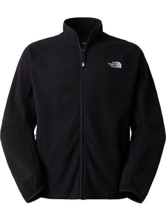 Full Men's Fleece Jacket Fleece Black