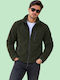 Herren Fleecejacke Khaki