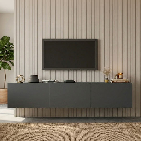TV Stand Anthracite L150xW31.4xH30cm