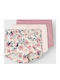 Name It Set Kids Panties 3 Pieces Nostalgia Rose