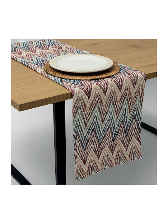 Lino Home Ράνερ Yeda Μπορντώ 40x160εκ.