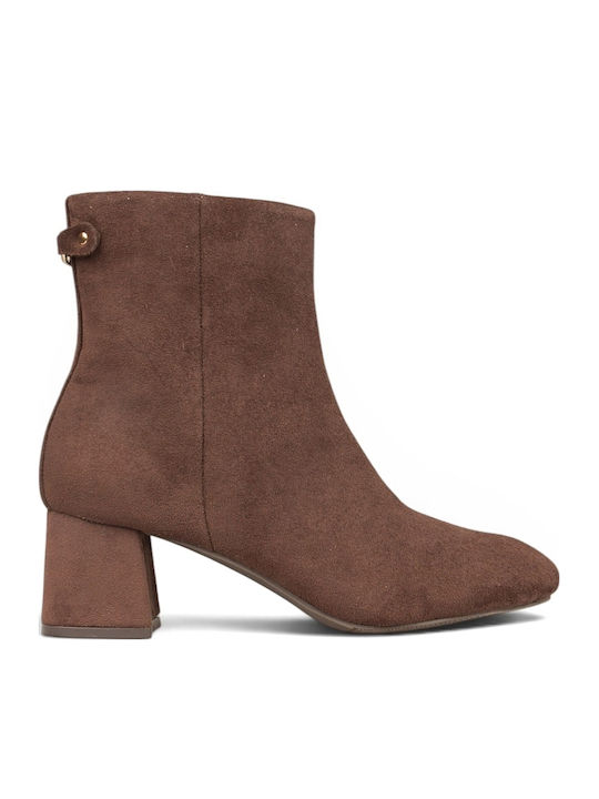 Damen Stiefeletten Braun