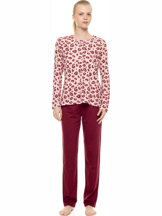 Pink Label Pink Label Sommer Damen Schlafanzughose Rosa
