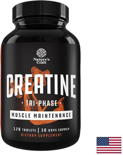 Nature's craft Креатин Монохидрат + Креатин Hcl + Креатин Пируват 1125mg 120 таблетки