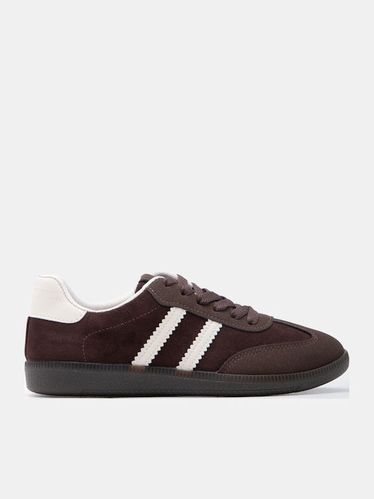 Luigi Damen Sneakers Dunkelbraun