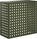 VidaXL Air Conditioner Cover Olive 110 x 50 x 105 cm Steel