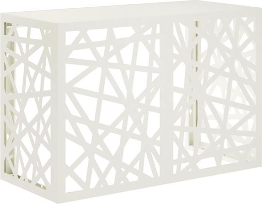 VidaXL Air Conditioner Cover White 90 x 40 x 60 cm Steel
