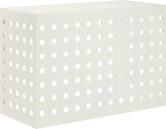 VidaXL Air Conditioner Cover White 90 x 40 x 60 cm Steel