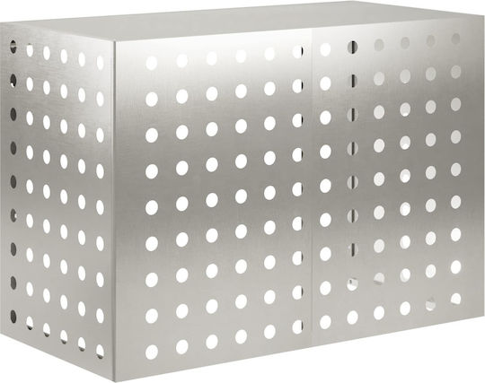 vidaXL Air Conditioner Cover Silver 100 x 50 x 70 cm Stainless Steel