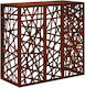 Vidaxl Κάλυμμα Κλιματιστικού Σκ Rusty 110 X 50 X 105 Εκ