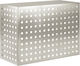 VidaXL Air Conditioner Cover Silver 110 x 50 x 80 Cm Stainless Steel