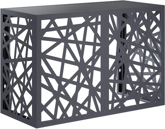 VidaXL Outdoor Unit Cover Anthracite 90 X 40 X 60 Cm Steel