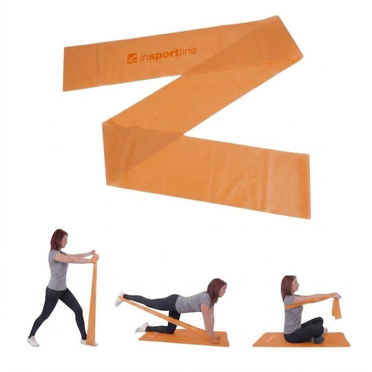 inSPORTline Orange Elastic Fitness Strap