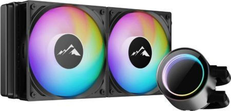 Alpenfoehn 240 Wasserkühlung AIO CPU mit 2 Doppelter Ventilator 120mm