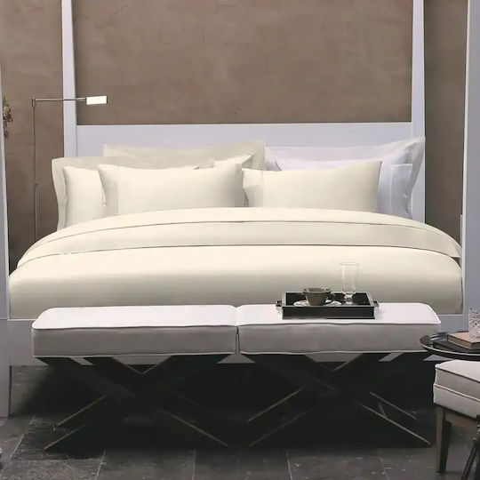 Valeron Set Huse Pentru Pilote Dublu 200x220cm Crem