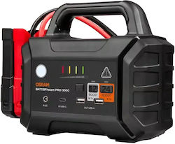 Osram BATTERYjumpstart 3000 Φορητός Εκκινητής Μπαταρίας 36400mAh 12/24V Osram BATTERYjumpstart 3000 Φορητός Εκκινητής Μπαταρίας 36400mAh 12/24V