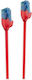 Shiverpeaks Flat U/UTP Cat.6 (Gigabit) Network Cable Ethernet 0.5m Red
