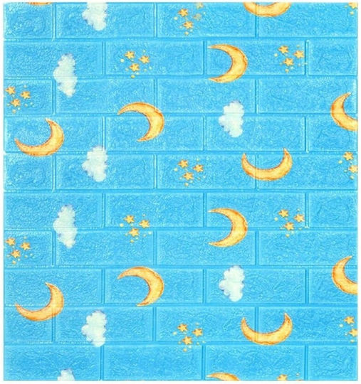 Autocolant Decorativ 3D Pentru Perete Copii Din Spumă 70x77cm 10 Bucăți