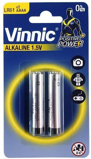 Vinnic Vinnic Alkaline-Batterien AAAA 1,5V 2 Stück