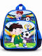 School Backpack For Elementary With Water Bottle Holder Blue