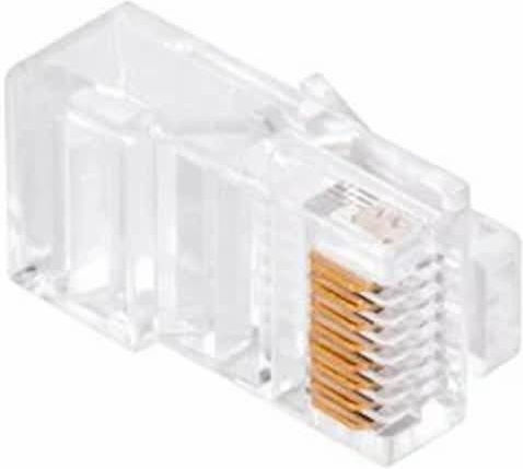 Tipa Конектор RJ45 8p-8c Wire Through Cat.5e Tel0071 100 бр