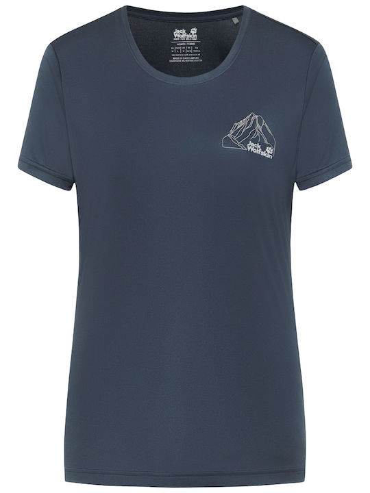 Bluza Damă Tricou Uscare Rapidă Albastru Marin