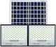 Proiector LED Solar Etanș 200W cu Senzor de Mișcare și Telecomandă IP67