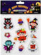 Αυτοκόλλητα 3d Halloween Σετ=9 Τεμ 24x20cm Carnavalista 232779 P4a