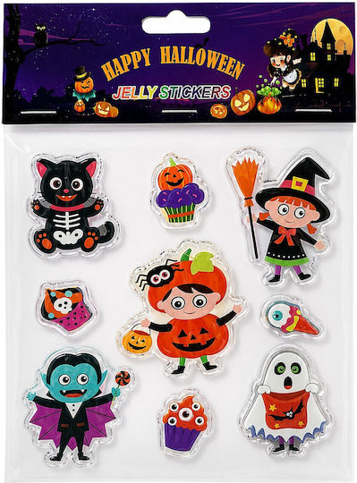 Αυτοκόλλητα 3d Halloween Σετ=9 Τεμ 24x20cm Carnavalista 232779