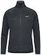 Fleece Women's Cardigan with Zipper Grey