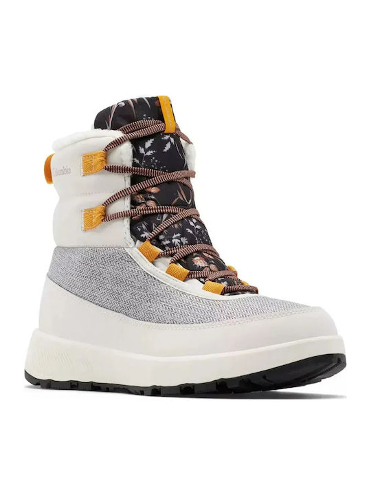 Columbia Slopeside Peak Luxe Bocanci de drumeție pentru femei Albi