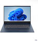 Lenovo IdeaPad Slim 3 17IWC11 17.3" IPS FHD (Core 5-320/8GB/512GB SSD/Grafică Intel/Fără sistem de operare) Albastru Cosmic (Tastatură US)