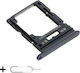 Suport Tăvi SIM Xiaomi Poco X4 Pro 5g Slot Card Microsd + Cheie SIM Inclus Negru