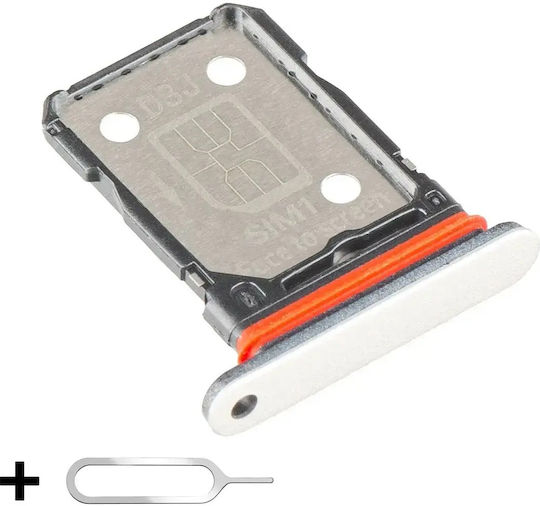 Sim Tray Holder Realme Gt 8 Pro + Sim Key Included White Diary White
