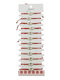 Bratari Martisor Pentru Femei Copii Set 12 Piese Design Fluture Vesel Pandantiv Roz Emailat Snur Reglabil Rosu