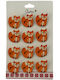 Set 12 Pinuri Mărțișor Copii Jolie Shy Fox Design Portocalii