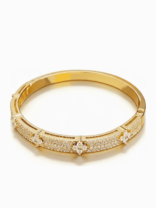 Brățară Pentru Femei Cu Design Floare Cu Zircon